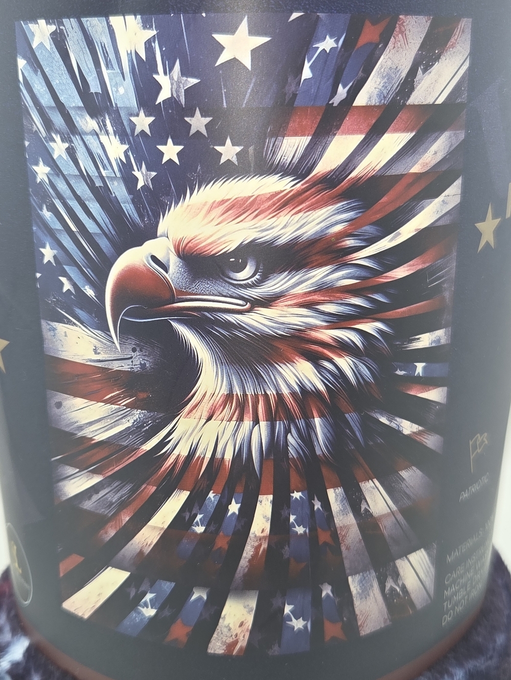 Patriotic Oversized Throw Blanket Americas 250th Bday